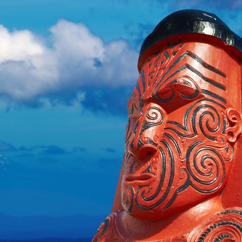 Traditional Maori Carving in New Zealand