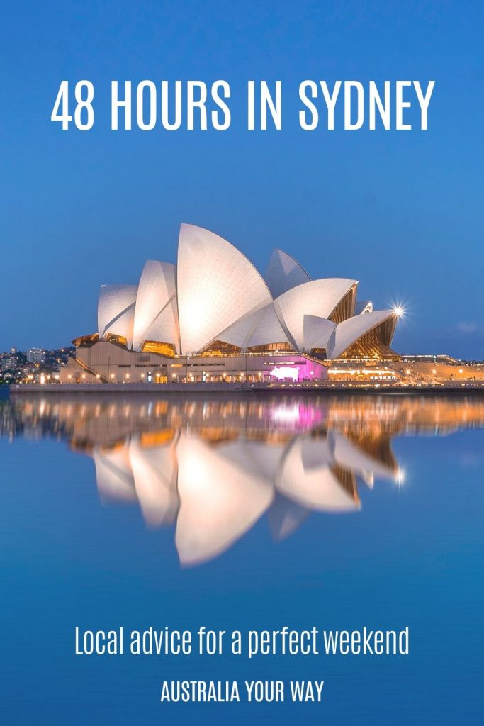 48 hours in Sydney pin text