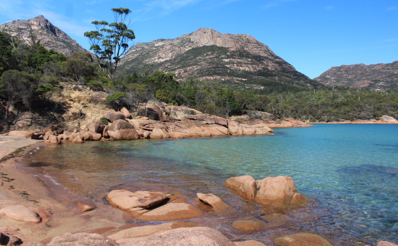 Honeymoon Bay on Tasmania's east coast