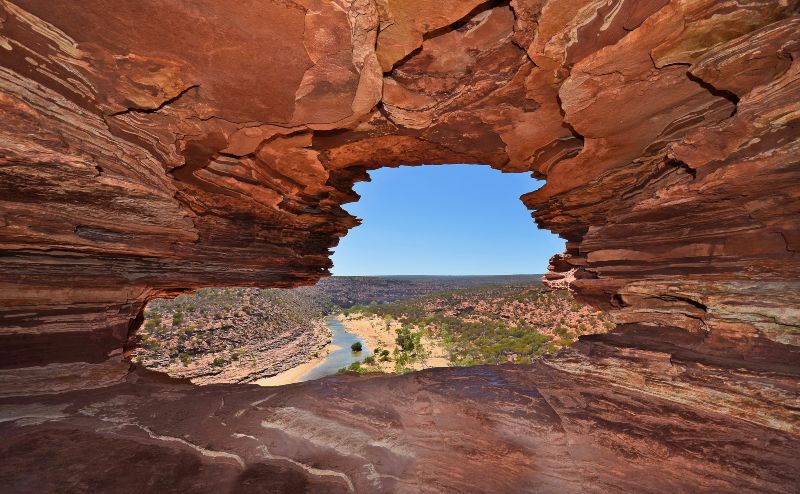 Nature's window and the Murchison river