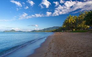 Palm Cove Beach Queensland Blue sky and sand