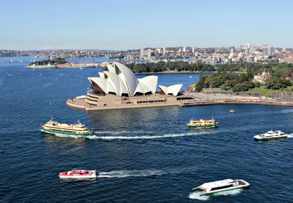 Sydney Harbour Pylon view