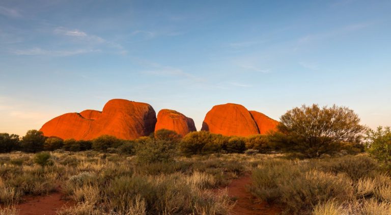Kata Tjuta (The Olgas) sunset in Australia