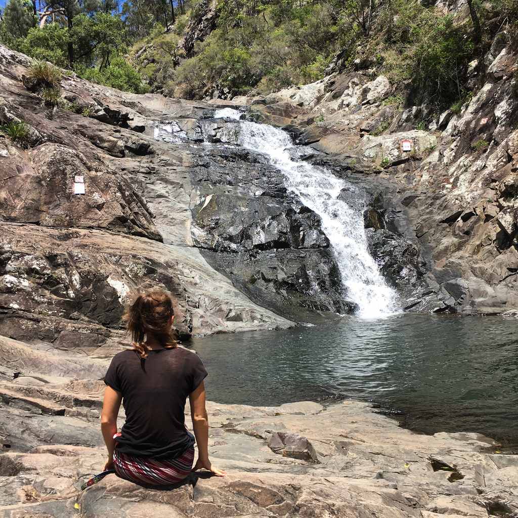 Cedar Creek Waterfall Australia honeymoon