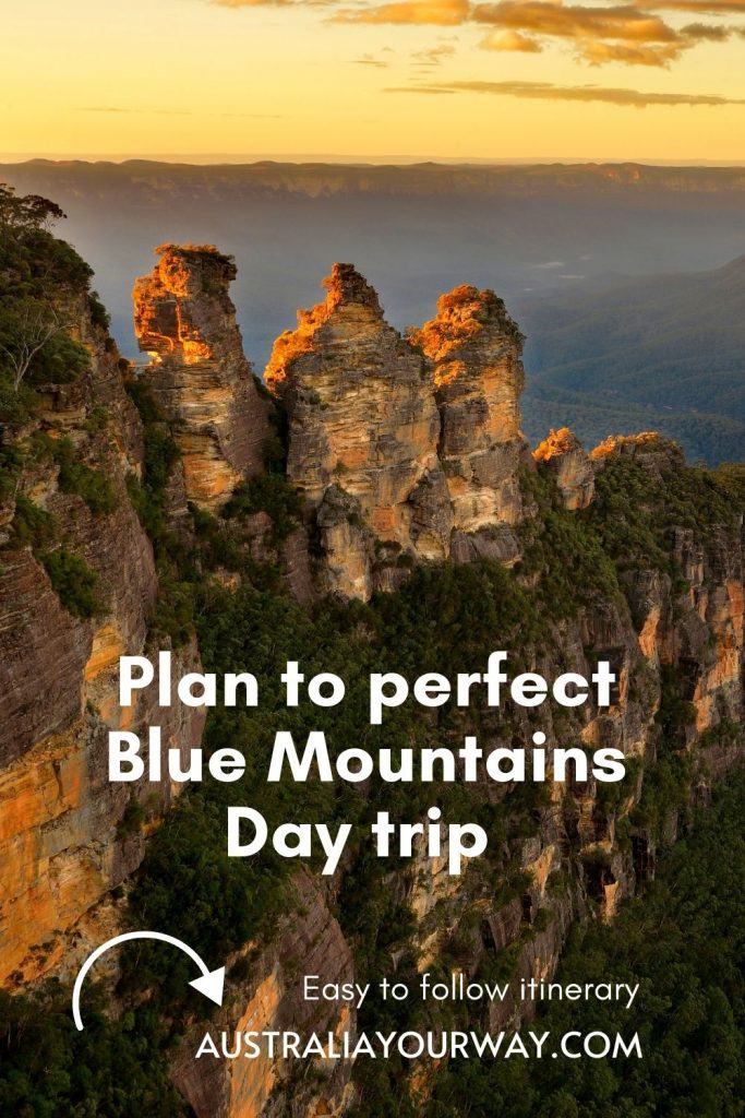 blue mountains day tour itinerary