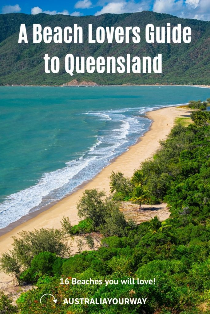 Beaches in Queensland Pin