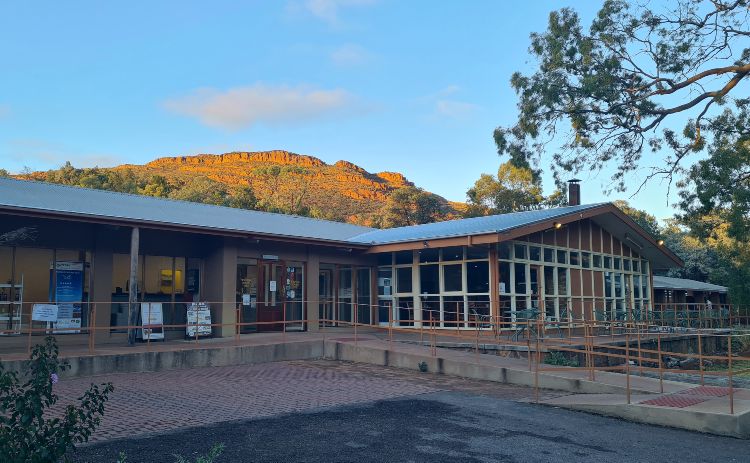 Early morning at Wilpena Pound resort