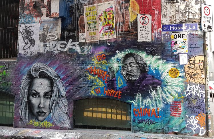 The ever-changing Hosier Lane