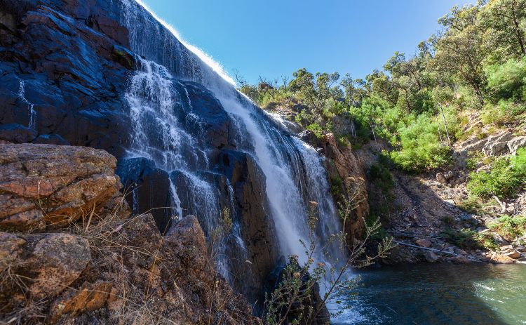 Famous Mackenzie falls near Halls Gap in Grampians National Park, Australia