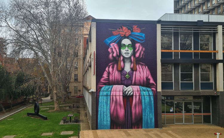 Uniof Adelaide Fin Dac mural
