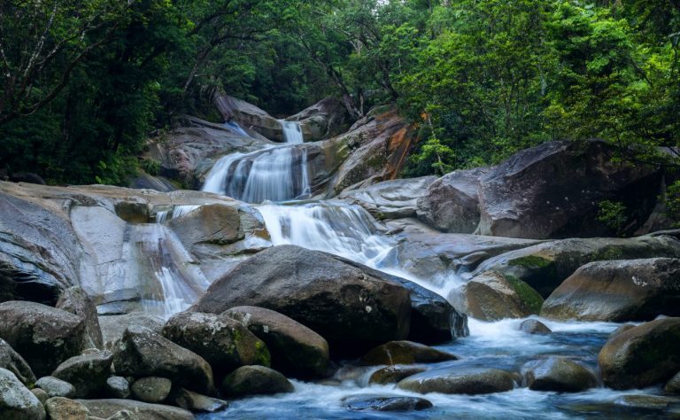 Josephine Falls in Queensland, Australia.
