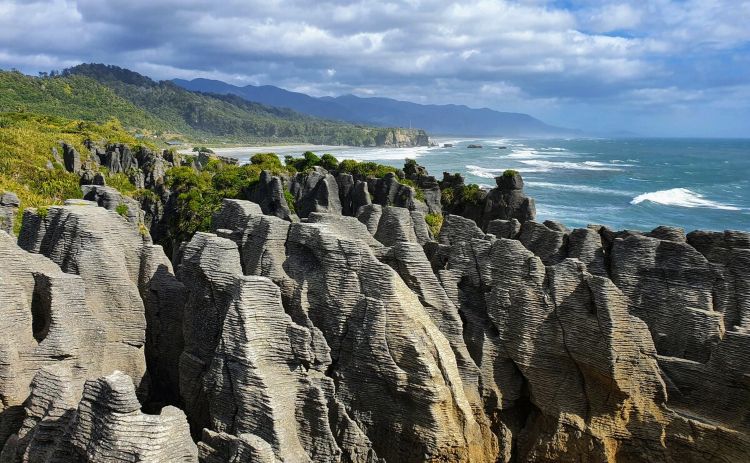 pancake rocks South Island New Zealand