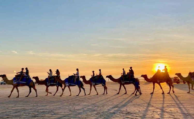 Cable Beach Broome Sunset camel ride