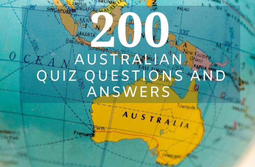 200 Free Original Australian Trivia Questions
