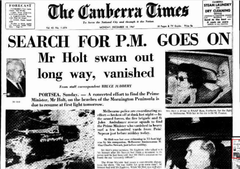 Canberra Times Search for PM