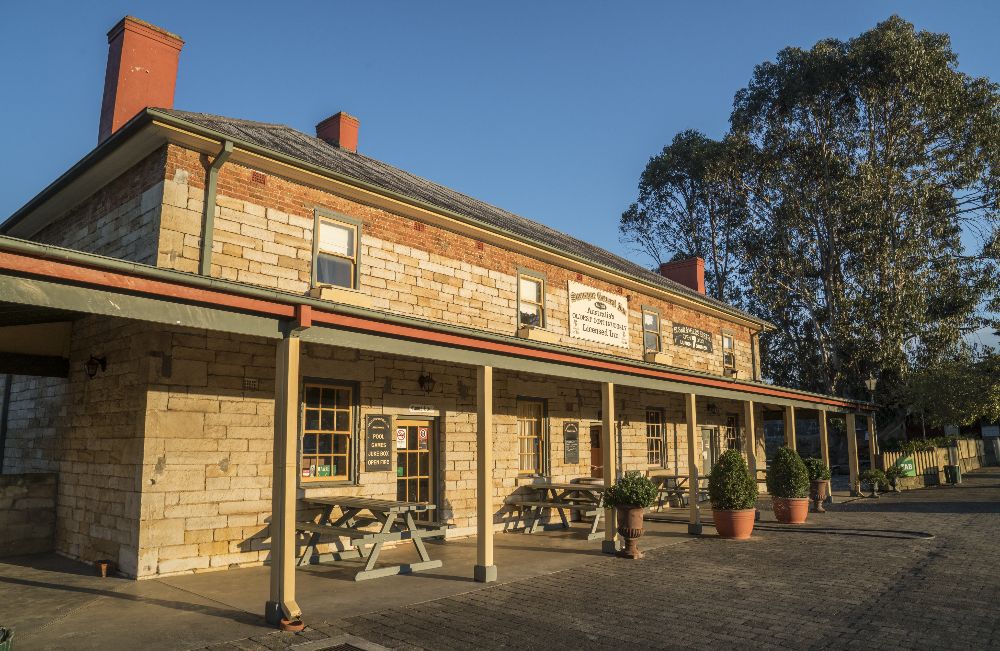 The Surveyor General Inn in afternoon sun